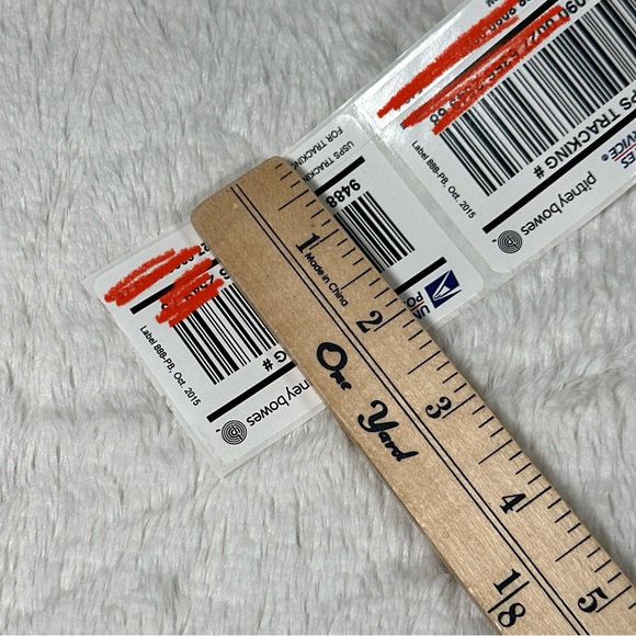 2000 USPS Label 888 400 Tracking Number Barcode Stickers Postage Stamps - Picture 5 of 5